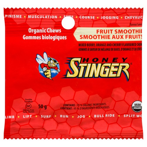 Honey Stinger Organic Chews Fruit Smoothie 50 g