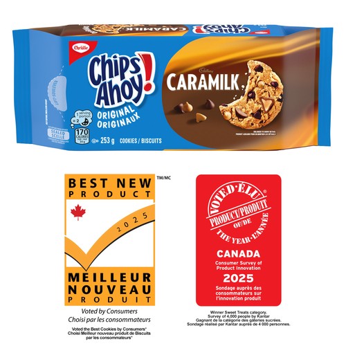 Christie Chips Ahoy! Cadbury Caramilk Cookies Original 253 g 