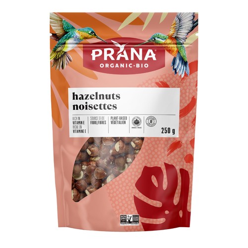 Prana Organic Hazelnuts Raw 250 g