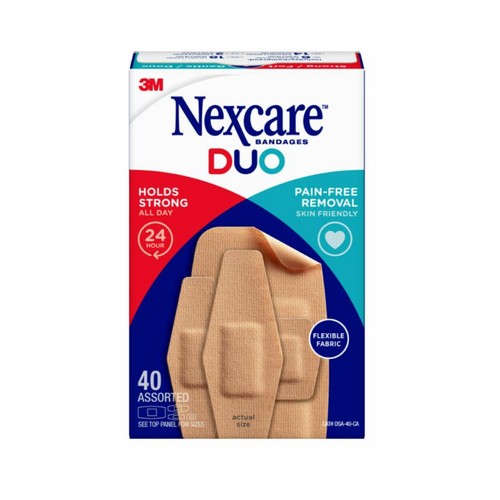 3M Nexcare Duo Bandages Assorted Sizes 1 Pack