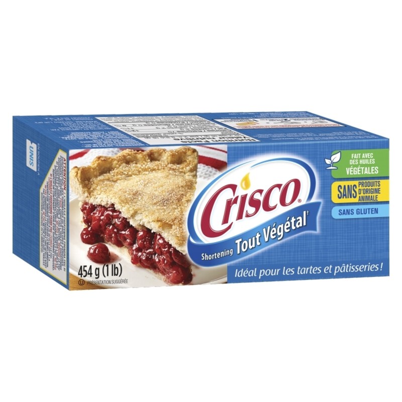 Crisco GlutenFree AllVegetable Shortening 454 g Voilà Online