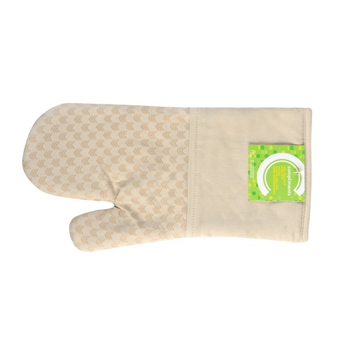 Compliments Silicone Beige Oven Mitt