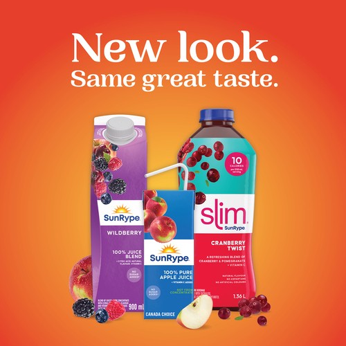 SunRype Juice Orange Mango Boxes 5 x 200 ml