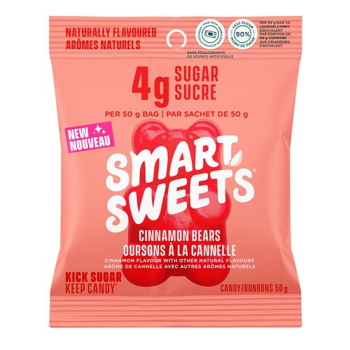 SmartSweets Candy Cinnamon Bears 50 g