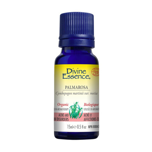 Divine Essence Organic Essential Oil Palmarosa 15 ml