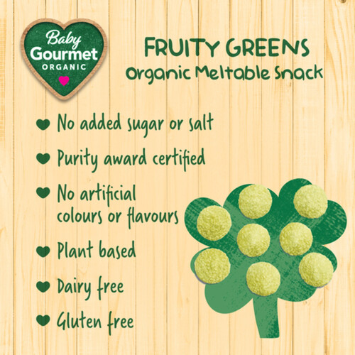 Baby Gourmet Organic Baby Food Fruity Greens 23 g