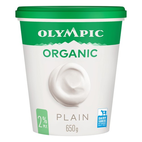 Olympic Organic 2% Yogurt Plain 650 g