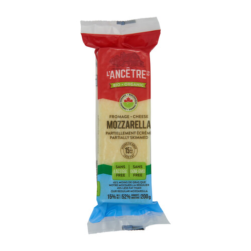 L'Ancêtre Lactose-Free Partly Skimmed Mozzarella 200 g