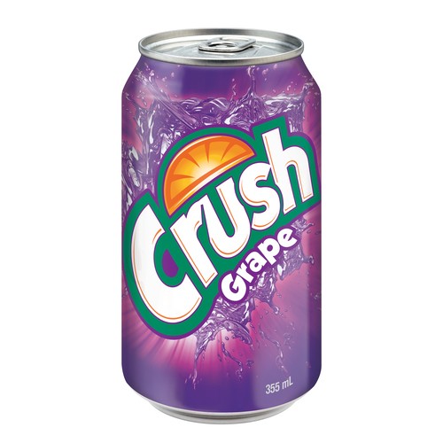 Crush Soft Drink Grape 12 x 355 ml (cans)