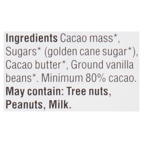 Camino Organic Chocolate Bar 80% Extra Dark 100 g