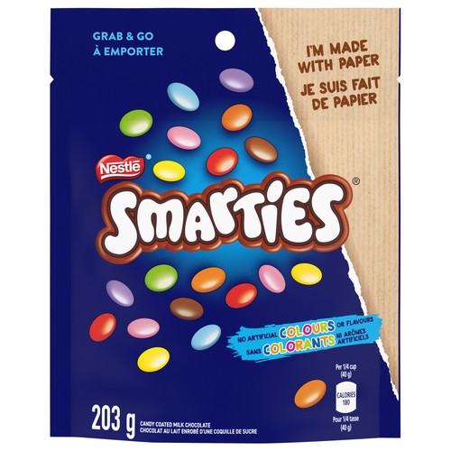 Smarties Chocolate Resealable Pouch 203 g