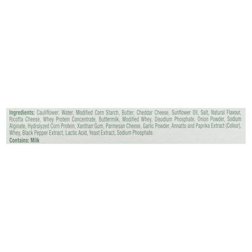 Green Giant SS Riced Cauliflower With Cheese Sauce 198 g (frozen)