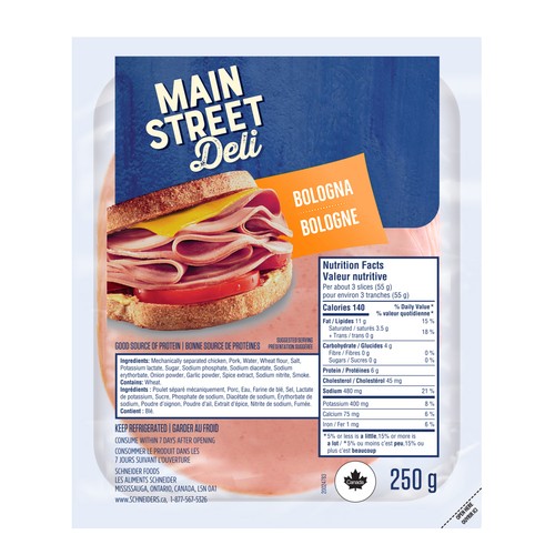 Main Street Deli Bologna 250 g