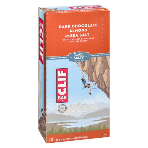 Clif Energy Bar Dark Chocolate Almond Sweet & Salty 12 x 68 g