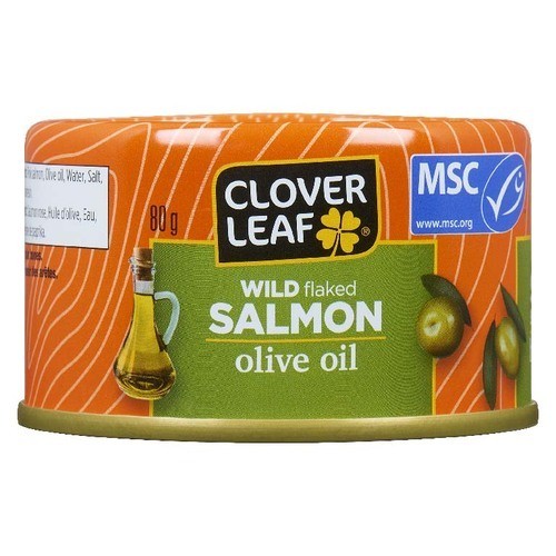 Clover Leaf Wild Flaked Salmon Olive Oil 80 g