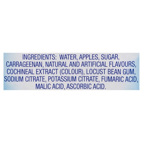Dole Fruit Cups Apples In Raspberry Gel 4 x 123 g