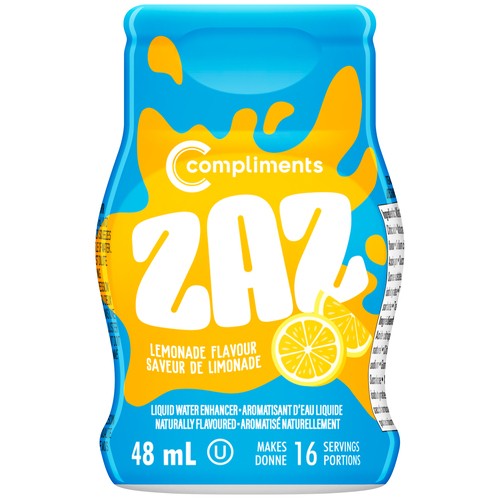 Compliments ZAZ Liquid Water Enhancer Lemonade 48 ml