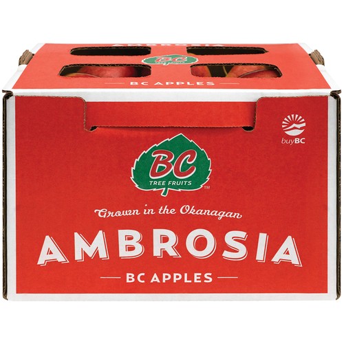 BC Tree Fruit Box Apples Ambrosia 7 L