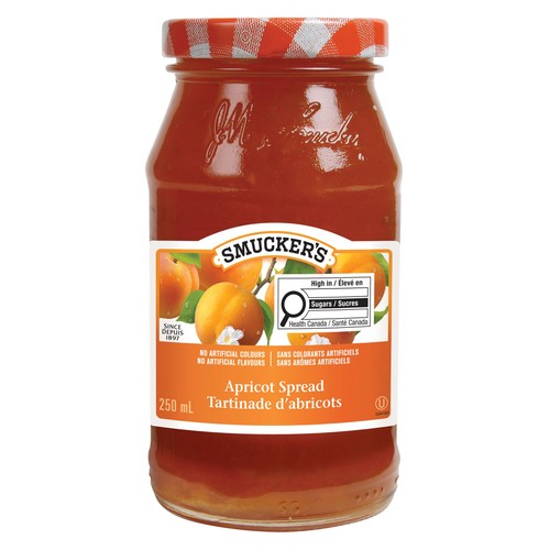 Smucker's Jam Pure Apricot 250 ml