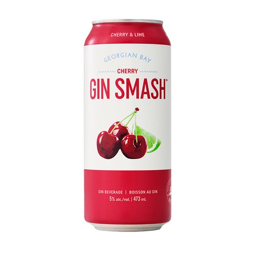 Georgian Bay Ready To Drink Gin 5% Alcohol Gin Smash Cherry 473 ml (can)