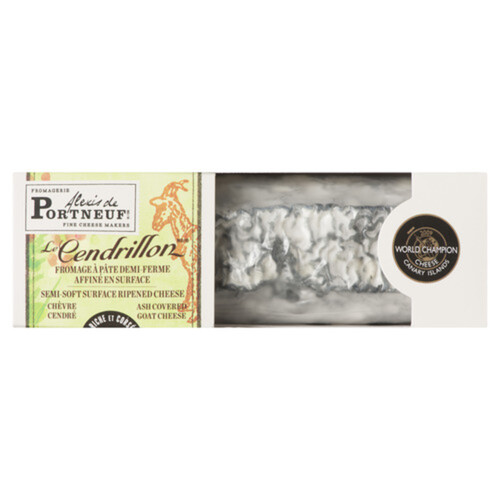 Alexis de Portneuf Cendrillon Goat  Cheese Ash Covered 125 g