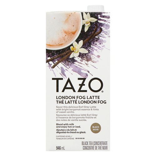 Tazo Black Tea Concentrate Latte London Fog 946 ml