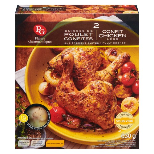 Plaisirs Gastronomiques Confit Chicken Legs 630 g