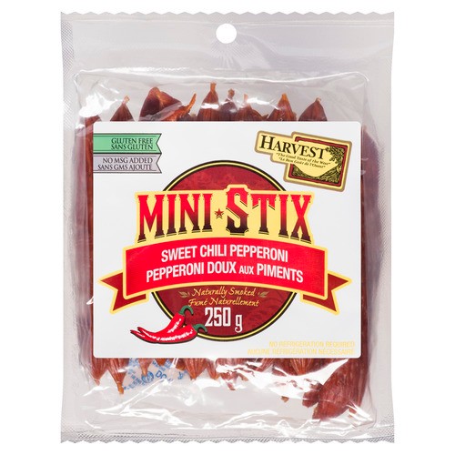 Harvest Meats Sweet Chili Mini Stix 250 g