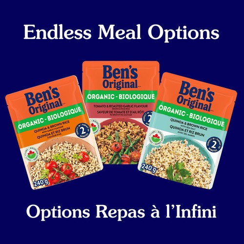 Ben's Original Organic Brown Rice And Quinoa With Garlic 240 g 