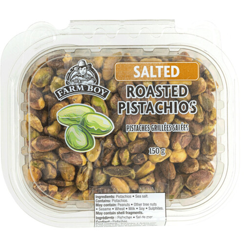 Farm Boy Roasted Pistachios Salted 150 g