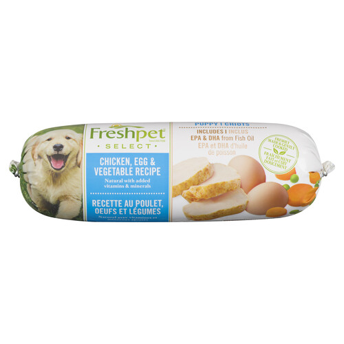Freshpet Select Puppy Recipe With Chicken Egg & Vegetable Dog Food 680 g