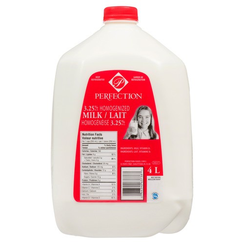 Perfection 3.25% Milk Homogenized 4 L