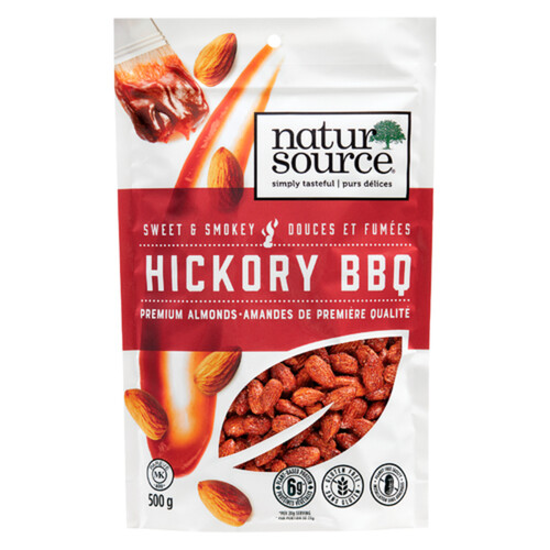 NaturSource Inc Almonds Hickory BBQ Sweet & Smokey 500 g