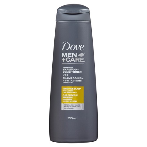 Dove Men + Care 2 In 1 Shampoo & Conditioner Sensitive Scalp 355 ml