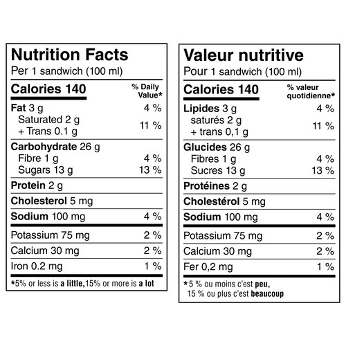 Nestlé Parlour Frozen Dessert Sandwiches Vanilla 6 x 100 ml