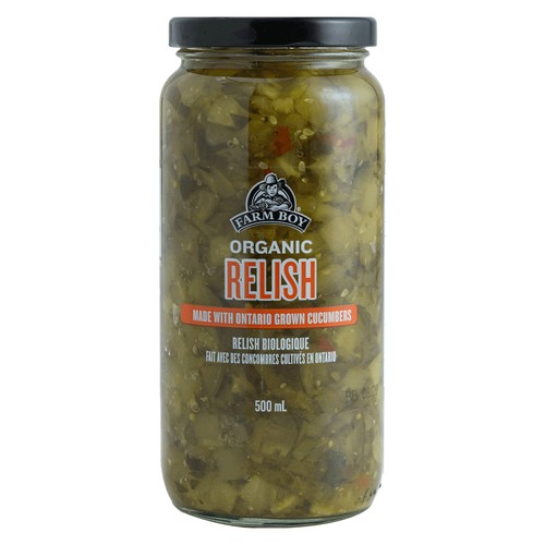 Farm Boy Organic Cucumber Relish Original 500 ml