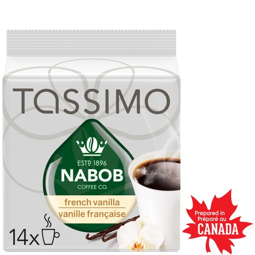 Tassimo Nabob Coffee Pods French Vanilla 14 T-Discs 108 g