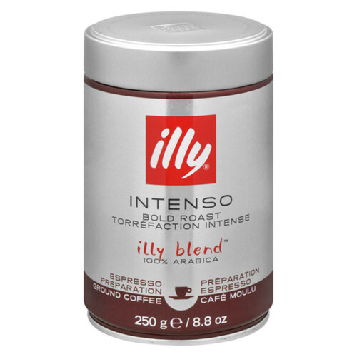 Illy Coffee Ground Coffee Intenso Espresso 250 g