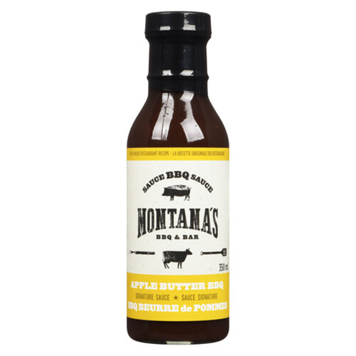 Montanas BBQ Bar Sauce Apple Butter 350 ml