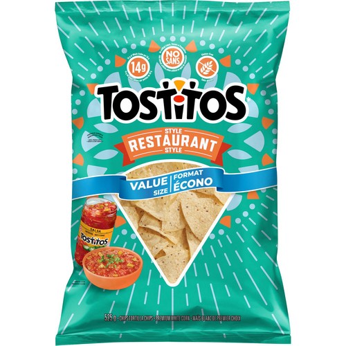 Tostitos Tortilla Chips Restaurant Style Value Size 525 g