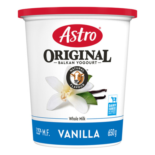 Astro Original Yogurt Vanilla Balkan 3.25% 650 g