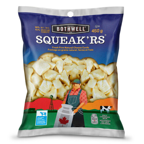 Bothwell Cheese white squeak'rs Cheese Curds 450 g