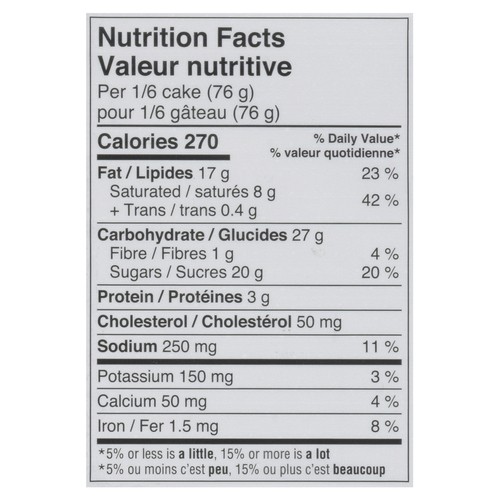 Inspired By Happiness Gluten-Free Frozen Layer Cake Dark & White Chocolate 456 g