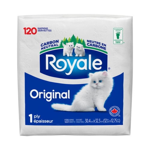 Royale Napkins 1-Ply 120 Sheets