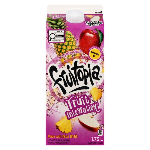 Fruitopia Juice Fruit Integration 1.75 L (gable top)
