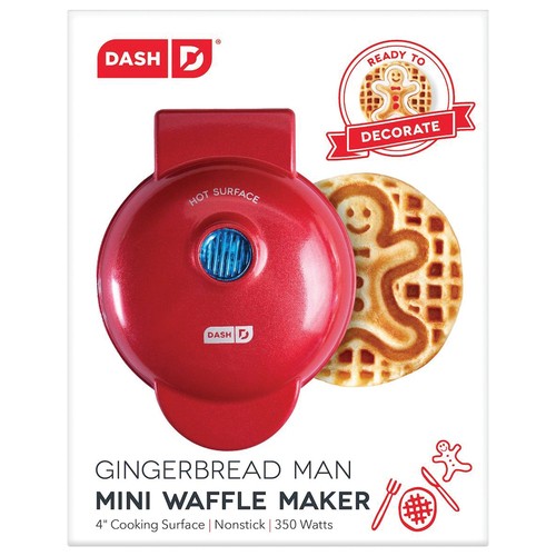 Dash Waffle Maker Gingerbread Mini 1 EA