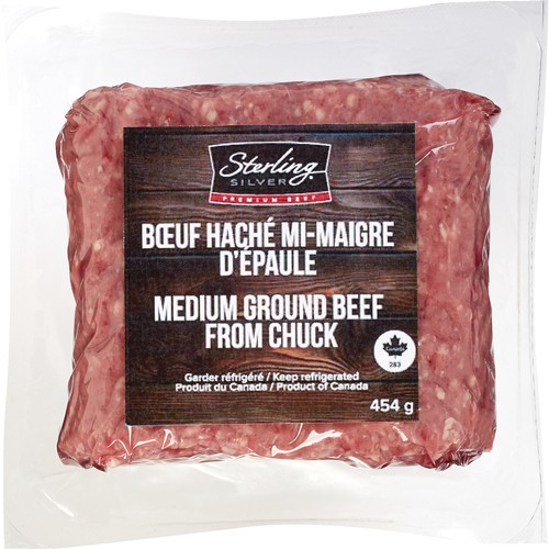 Premier Sterling Silver Ground Beef From Shoulder Medium 454 g