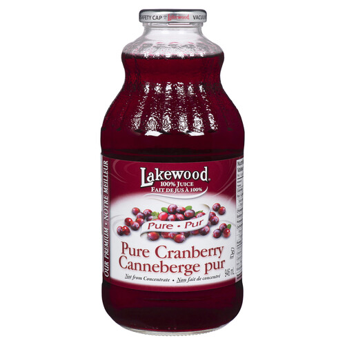 Lakewood Gluten-Free Juice Cranberry 946 ml (bottle)