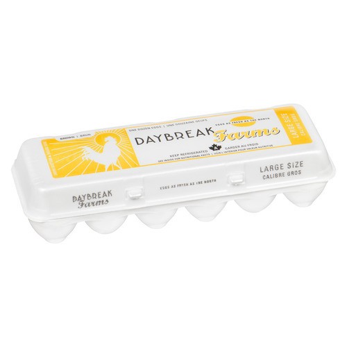 Daybreak Farms Brown Eggs Large 12 Count