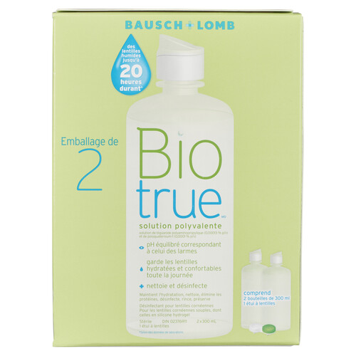 Bausch + Lomb Biotrue Multi Purpose Solution + Case 600 ml